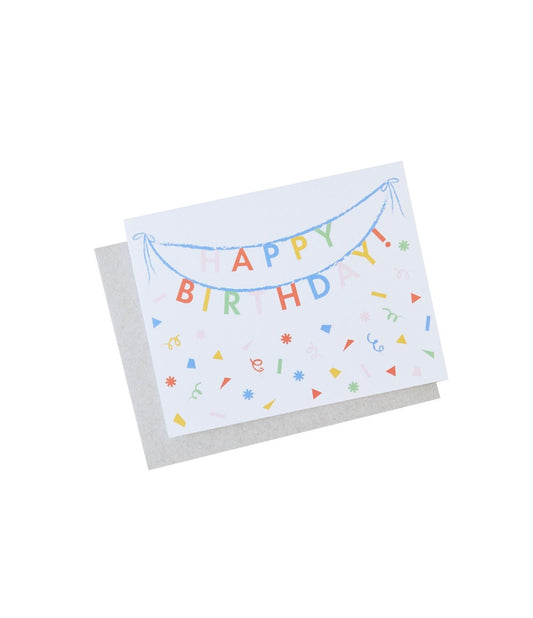 banner birthday card