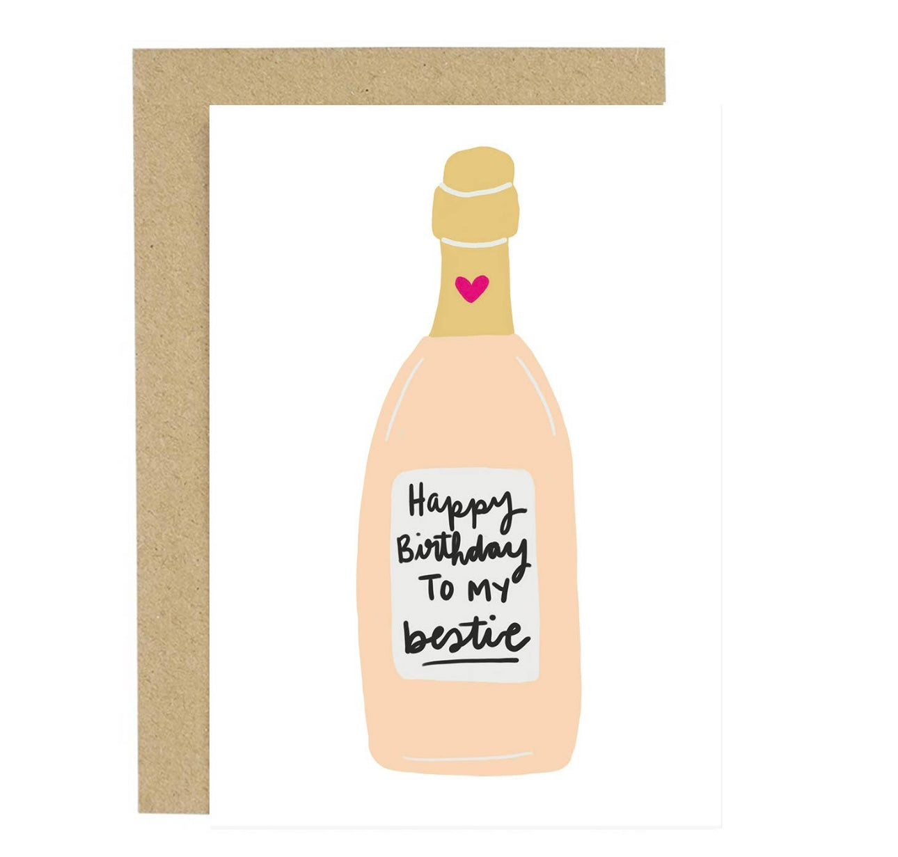 birthday bestie card