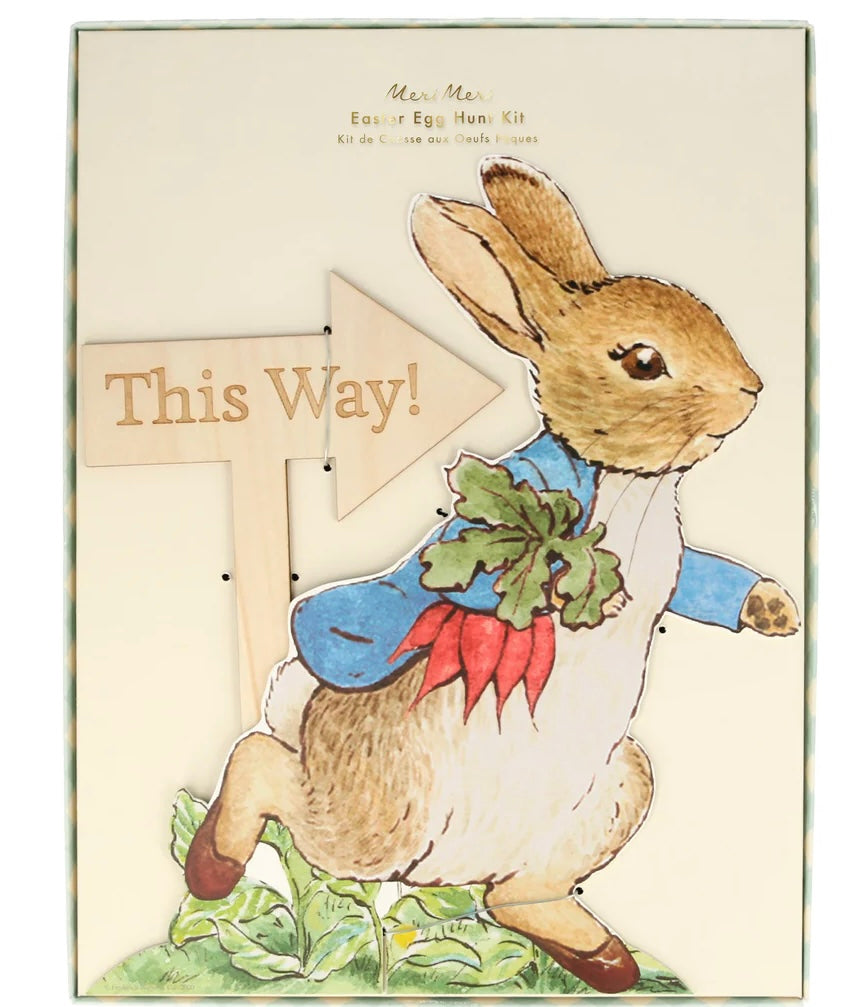 peter rabbit & friends easter egg hunt kit