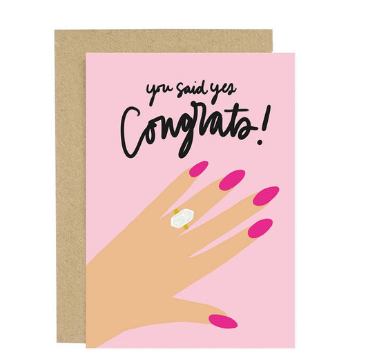 congrats card