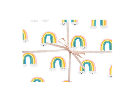 rainbow gift wrap