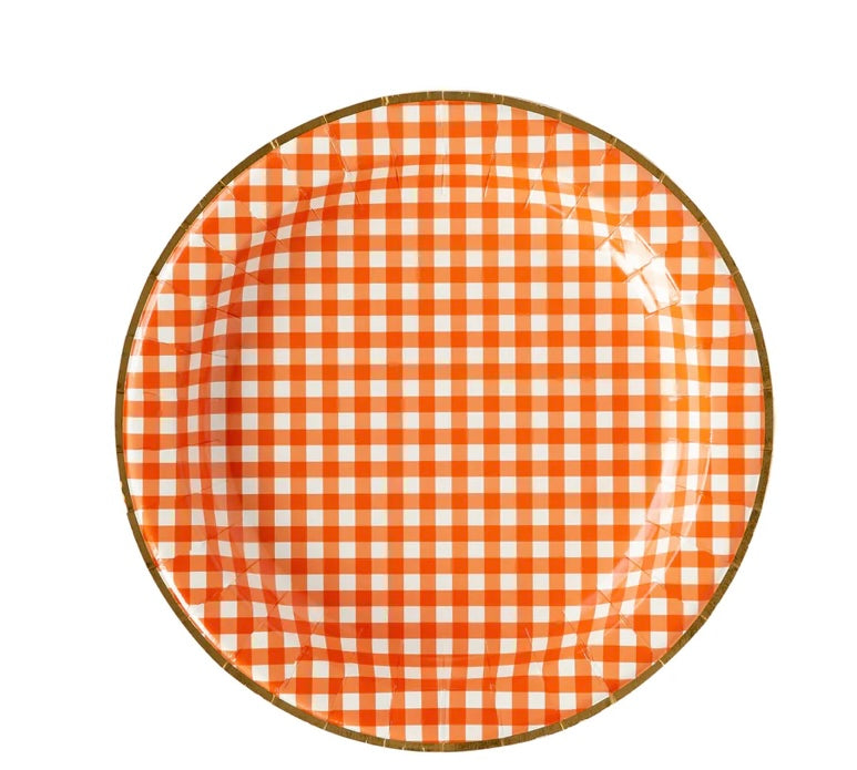 Harvest Gingham Check Plate